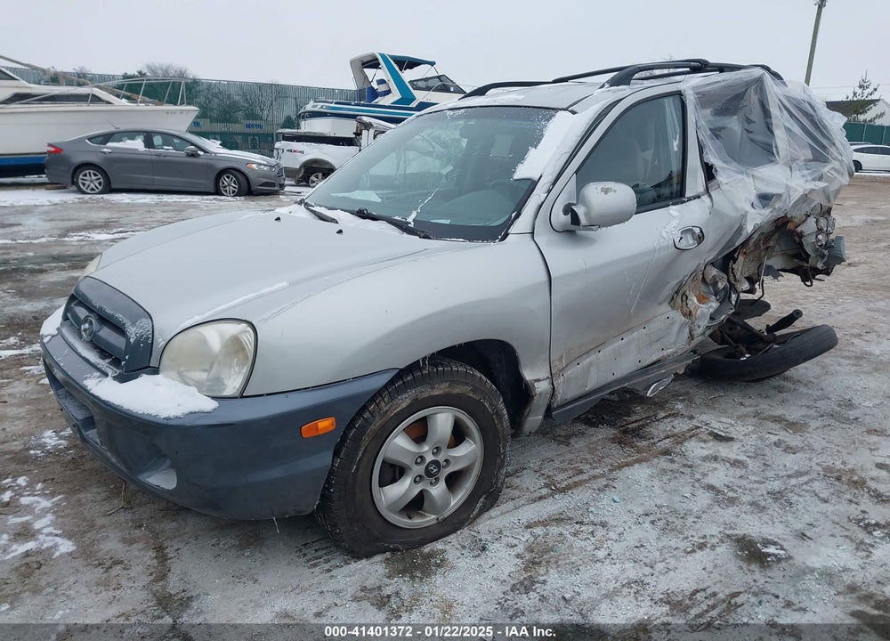 2005 HYUNDAI SANTA FE GLS VIN: KM8SC73D35U912897