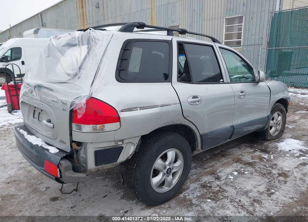 2005 HYUNDAI SANTA FE GLS VIN: KM8SC73D35U912897