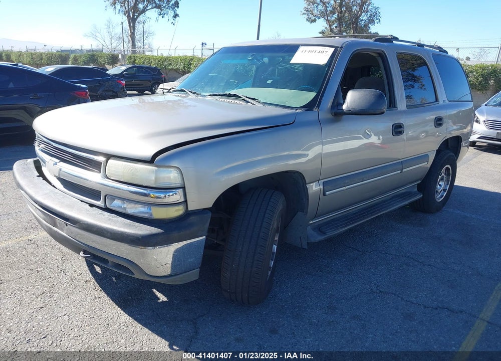 2002 CHEVROLET TAHOE LS VIN: 1GNEC13T42R235936
