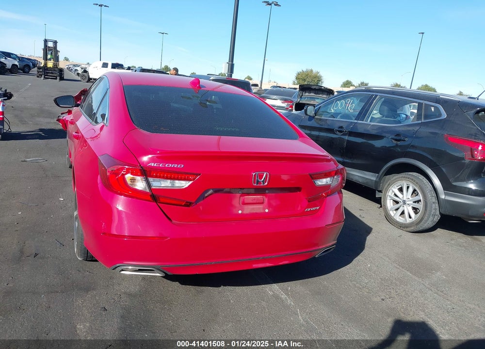 2018 HONDA ACCORD SPORT VIN: 1HGCV1F39JA135562