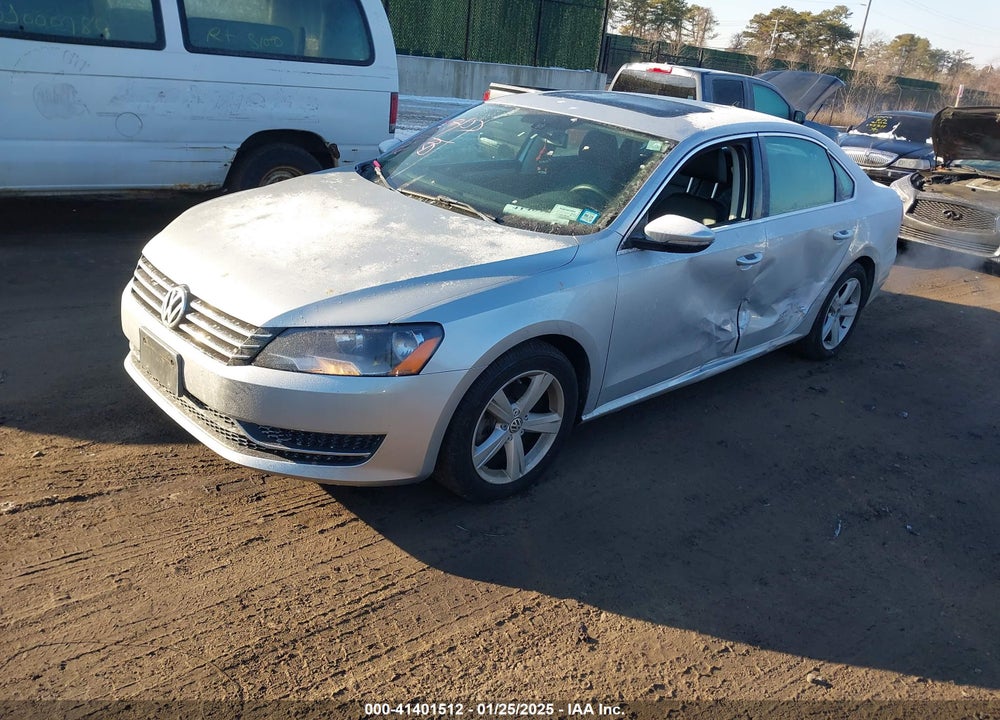 2012 VOLKSWAGEN PASSAT 2.5L SE VIN: 1VWBP7A36CC099090