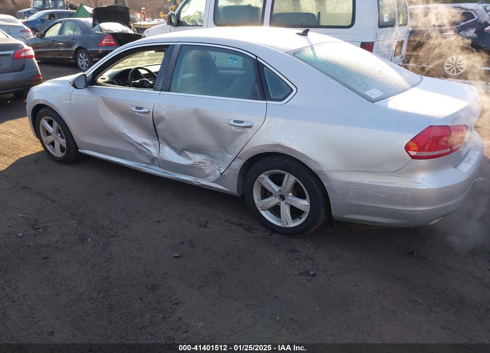2012 VOLKSWAGEN PASSAT 2.5L SE VIN: 1VWBP7A36CC099090