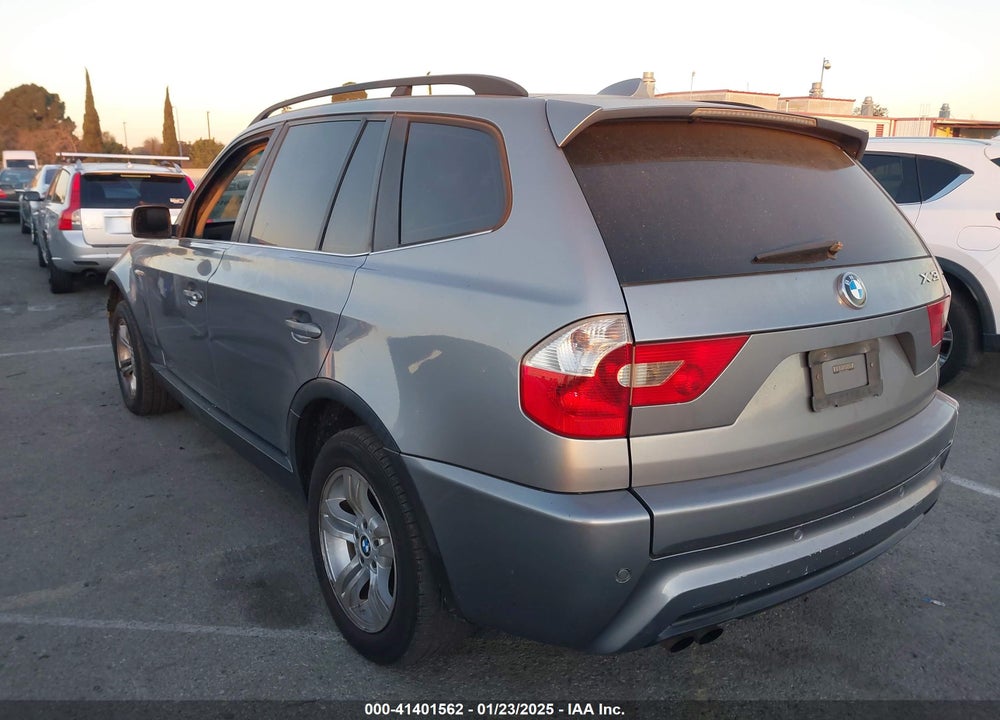 2006 BMW X3 3.0I VIN: WBXPA934X6WD29878
