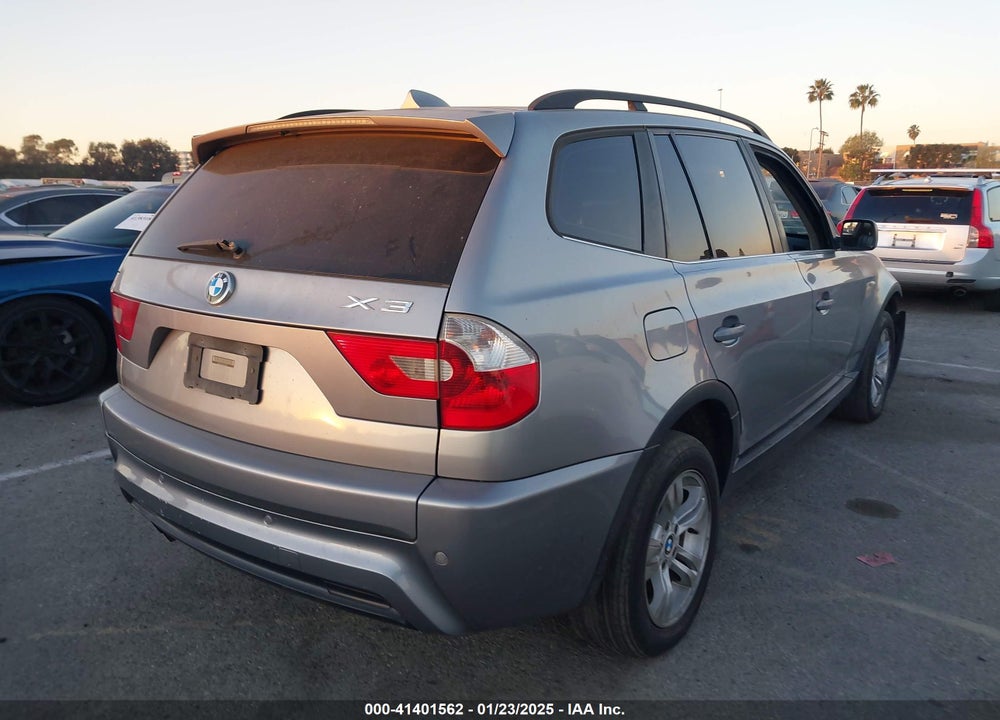 2006 BMW X3 3.0I VIN: WBXPA934X6WD29878