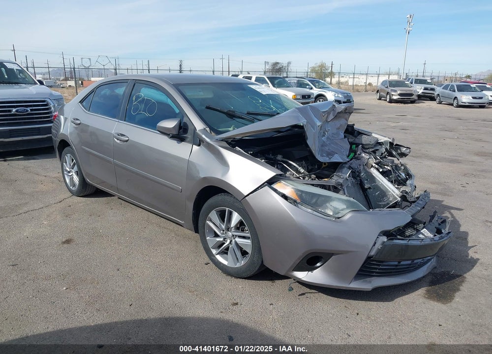 2015 TOYOTA COROLLA LE ECO PLUS VIN: 5YFBPRHE3FP256642
