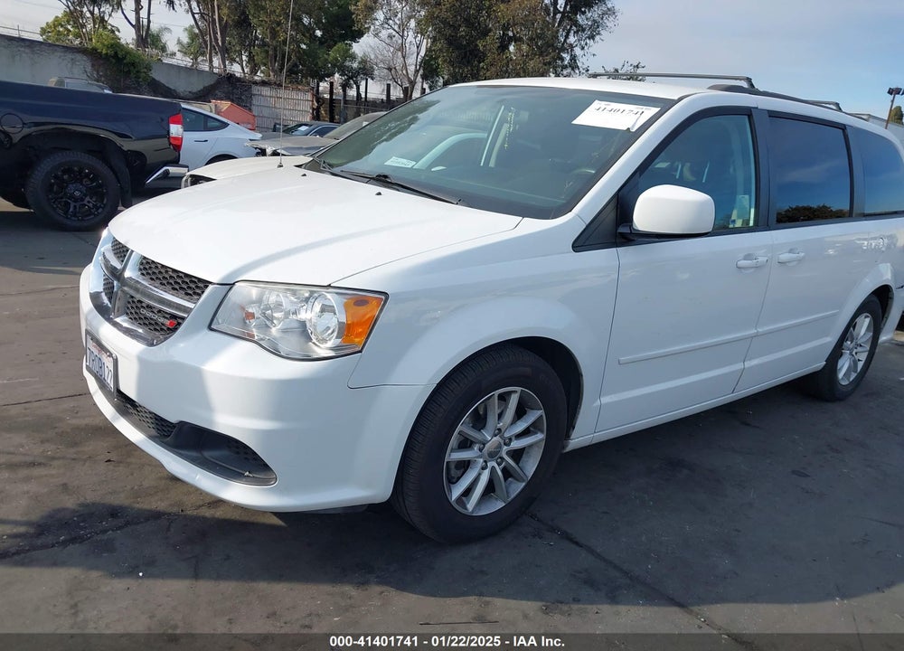2016 DODGE GRAND CARAVAN SXT VIN: 2C4RDGCG2GR329344