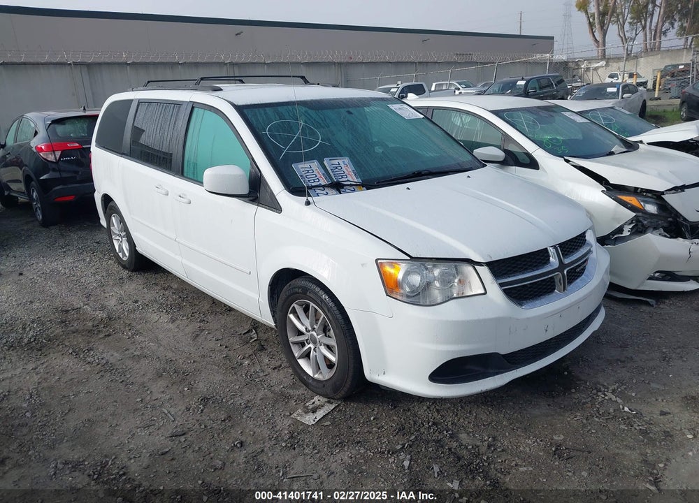 2016 DODGE GRAND CARAVAN SXT VIN: 2C4RDGCG2GR329344