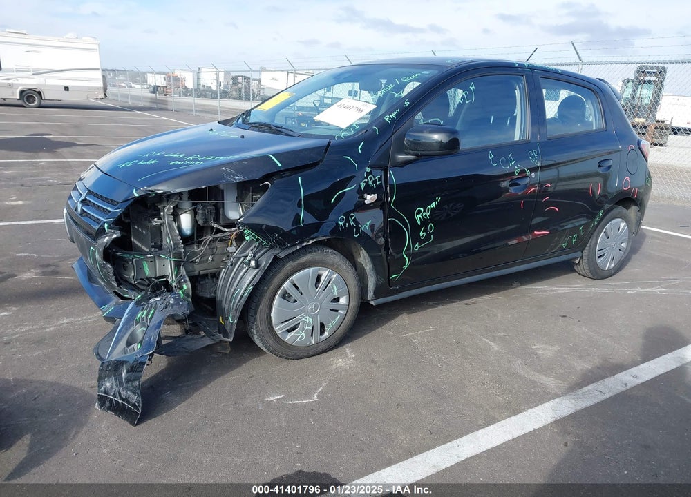 2022 MITSUBISHI MIRAGE VIN: ML32AUHJ0NH007746