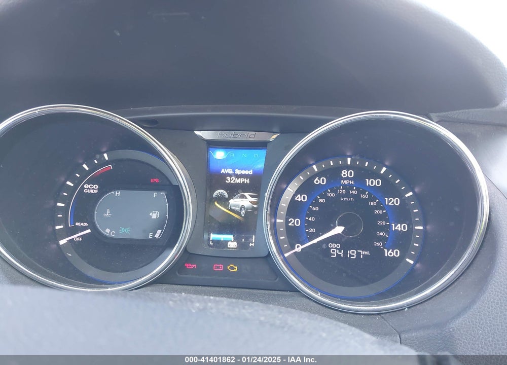 2013 HYUNDAI SONATA HYBRID VIN: KMHEC4A4XDA072678