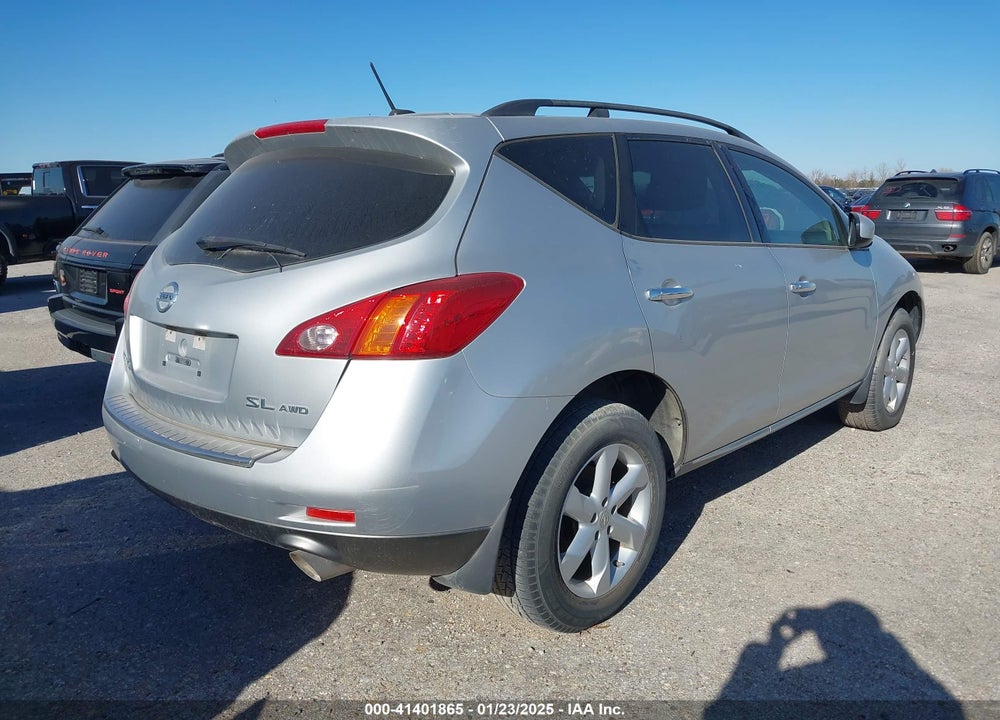 2010 NISSAN MURANO SL VIN: JN8AZ1MW4AW100488