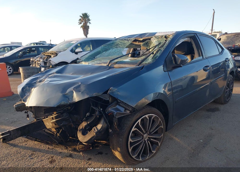 2015 TOYOTA COROLLA S PLUS VIN: 5YFBURHE4FP222458