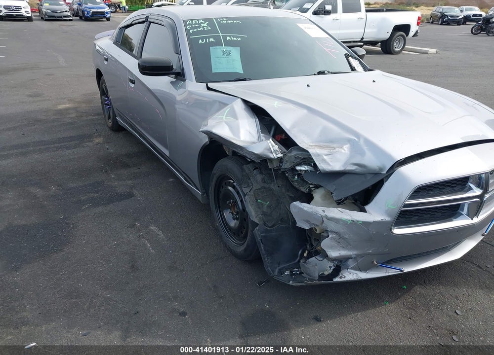 2013 DODGE CHARGER SE VIN: 2C3CDXBG6DH625612