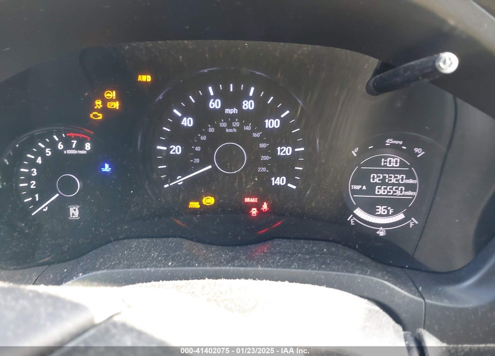 2019 HONDA HR-V SPORT VIN: 3CZRU6H17KG709643