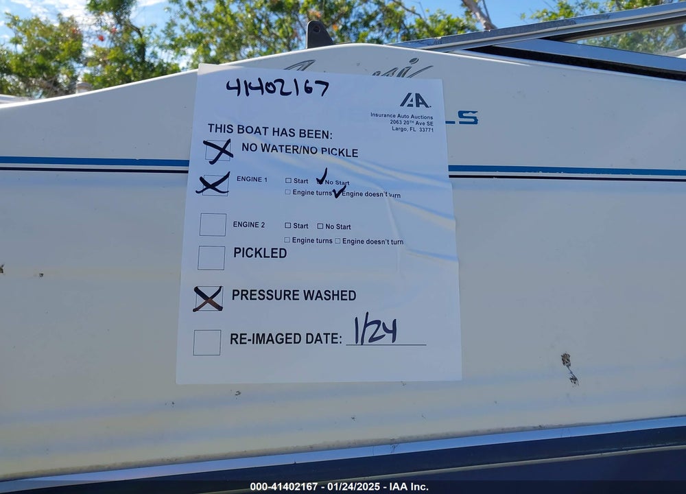 1995 BAYLINER OUTBOARD 18FT VIN: 00000BIYC10CRA595