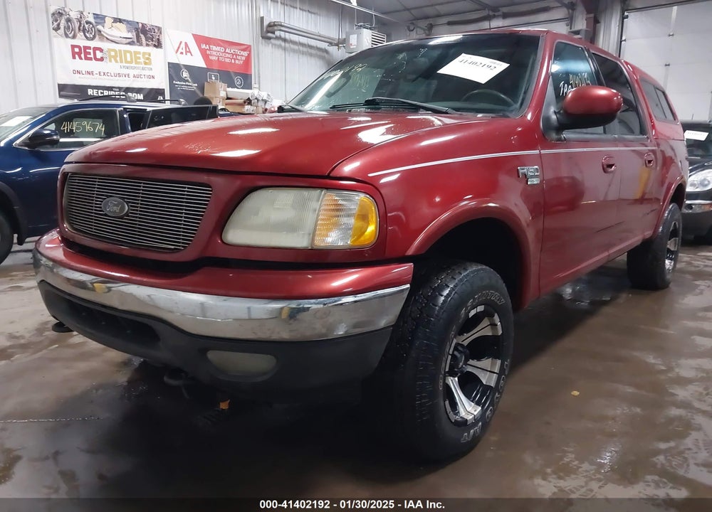 2002 FORD F-150 LARIAT/XLT VIN: 1FTRW08L52KC44397