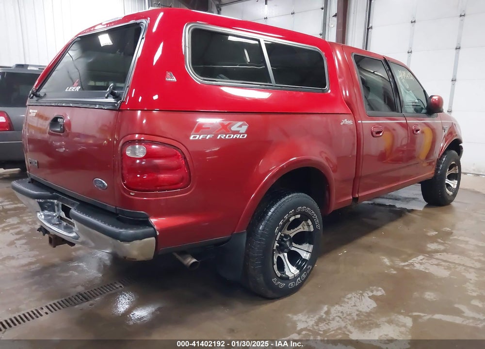2002 FORD F-150 LARIAT/XLT VIN: 1FTRW08L52KC44397