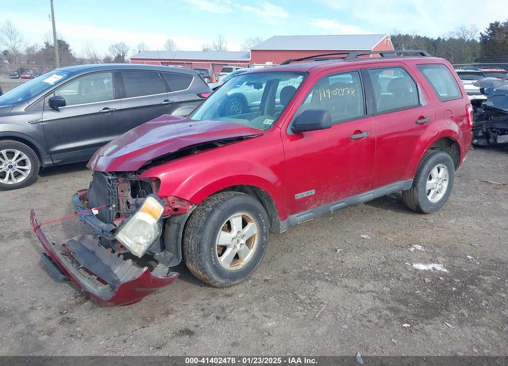2008 FORD ESCAPE XLS VIN: 1FMCU92Z58KD66761
