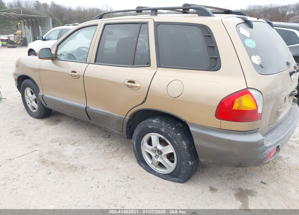 2004 HYUNDAI SANTA FE GLS VIN: KM8SC73D34U585710
