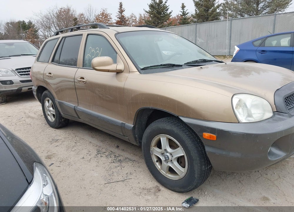 2004 HYUNDAI SANTA FE GLS VIN: KM8SC73D34U585710