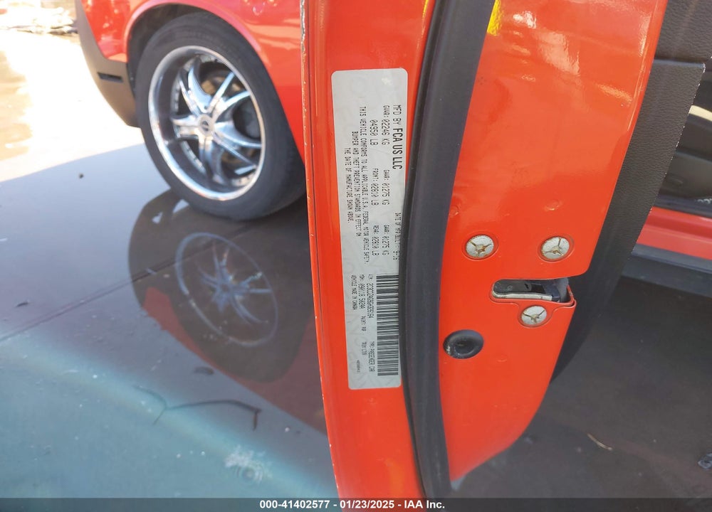 2016 DODGE CHALLENGER VIN: 2C3CDZAG9GH326164