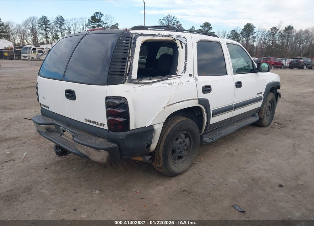 2002 CHEVROLET TAHOE LS VIN: 1GNEK13V22R157077