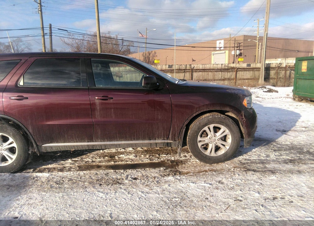 2012 DODGE DURANGO SXT VIN: 1C4RDJAG7CC206710