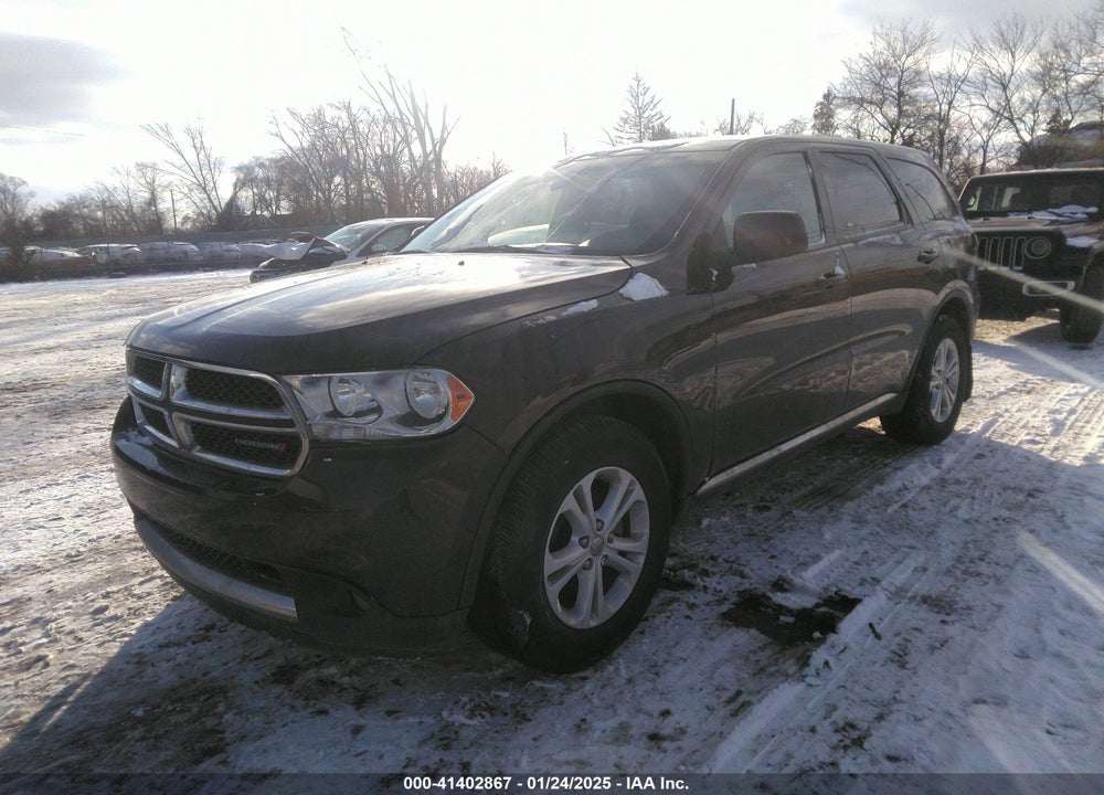 2012 DODGE DURANGO SXT VIN: 1C4RDJAG7CC206710