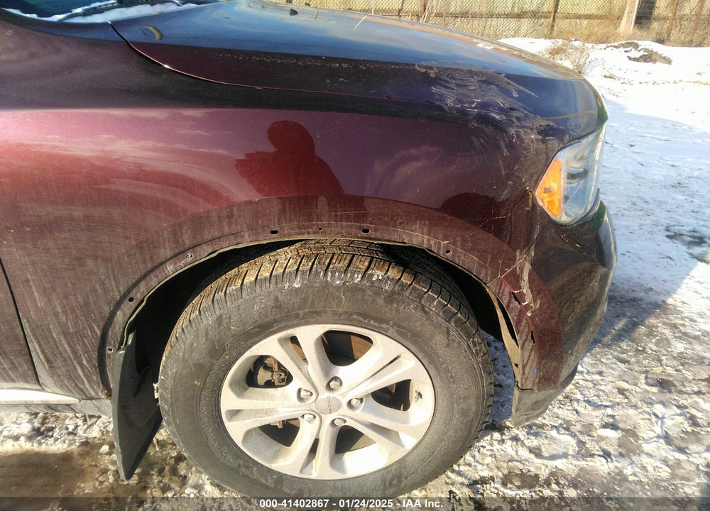 2012 DODGE DURANGO SXT VIN: 1C4RDJAG7CC206710