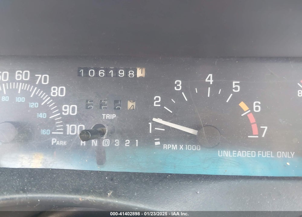 1997 BUICK LESABRE CUSTOM VIN: 1G4HP52K9VH403540