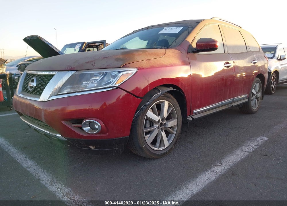 2013 NISSAN PATHFINDER PLATINUM VIN: 5N1AR2MN5DC607975