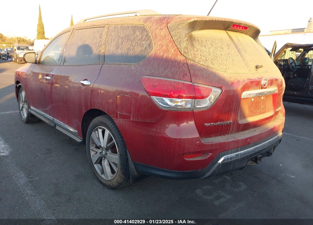 2013 NISSAN PATHFINDER PLATINUM VIN: 5N1AR2MN5DC607975