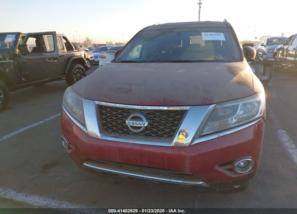 2013 NISSAN PATHFINDER PLATINUM VIN: 5N1AR2MN5DC607975