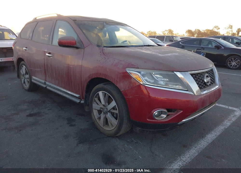 2013 NISSAN PATHFINDER PLATINUM VIN: 5N1AR2MN5DC607975