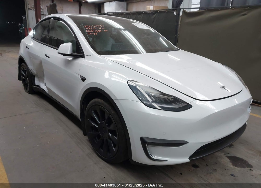 2021 TESLA MODEL Y LONG RANGE DUAL MOTOR ALL-WHEEL DRIVE VIN: 5YJYGDEE7MF240941