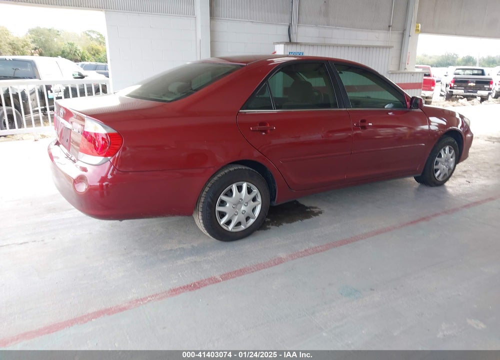 2005 TOYOTA CAMRY LE VIN: 4T1BE32K75U018243