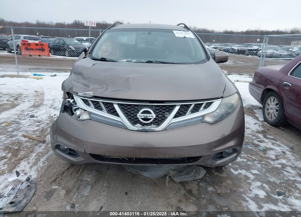 2013 NISSAN MURANO VIN: JN8AZ1MW8DW300214