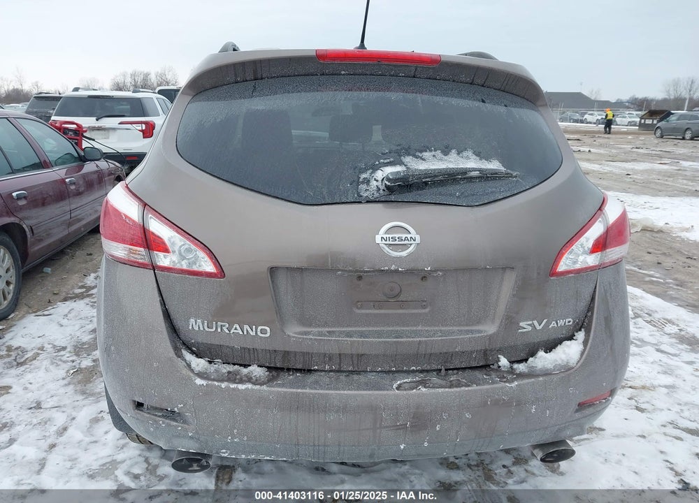 2013 NISSAN MURANO VIN: JN8AZ1MW8DW300214