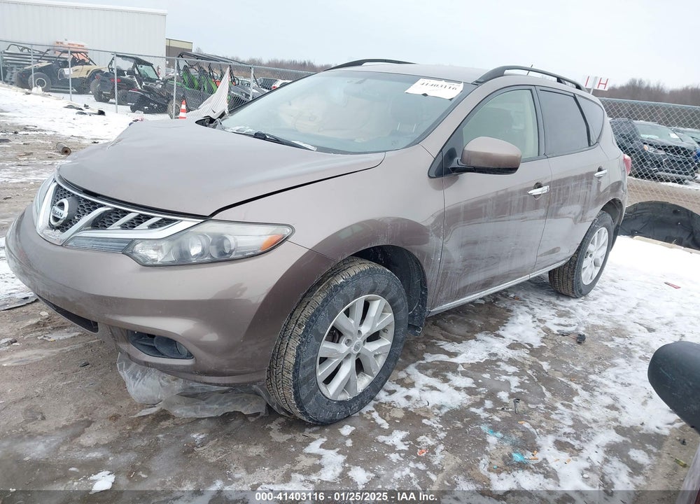 2013 NISSAN MURANO VIN: JN8AZ1MW8DW300214