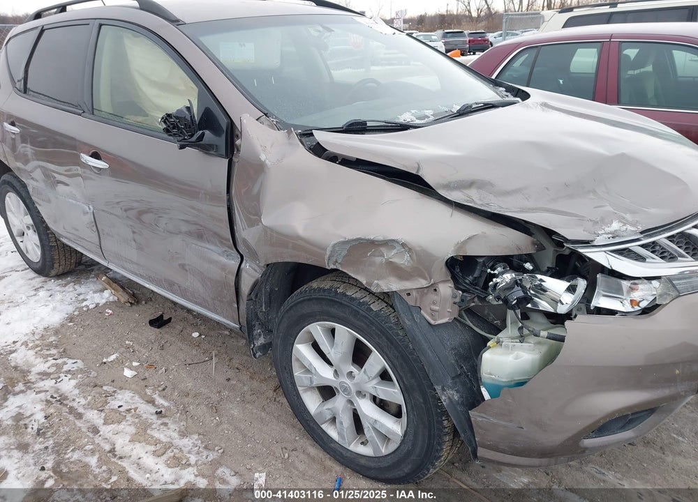 2013 NISSAN MURANO VIN: JN8AZ1MW8DW300214