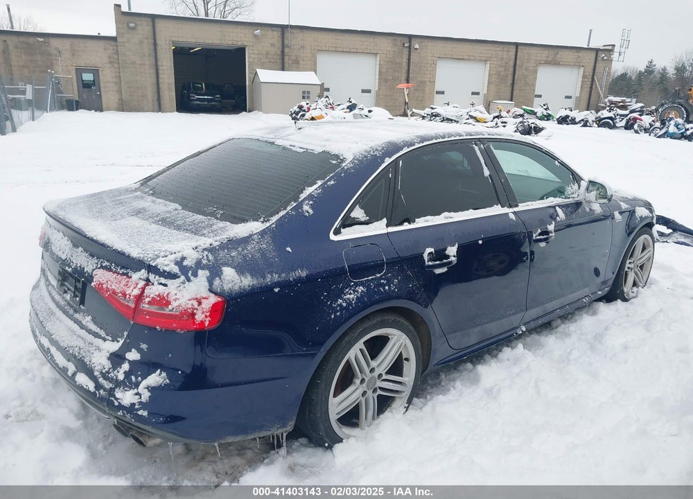 2014 AUDI S4 3.0T PREMIUM PLUS VIN: WAUBGAFL8EA116007