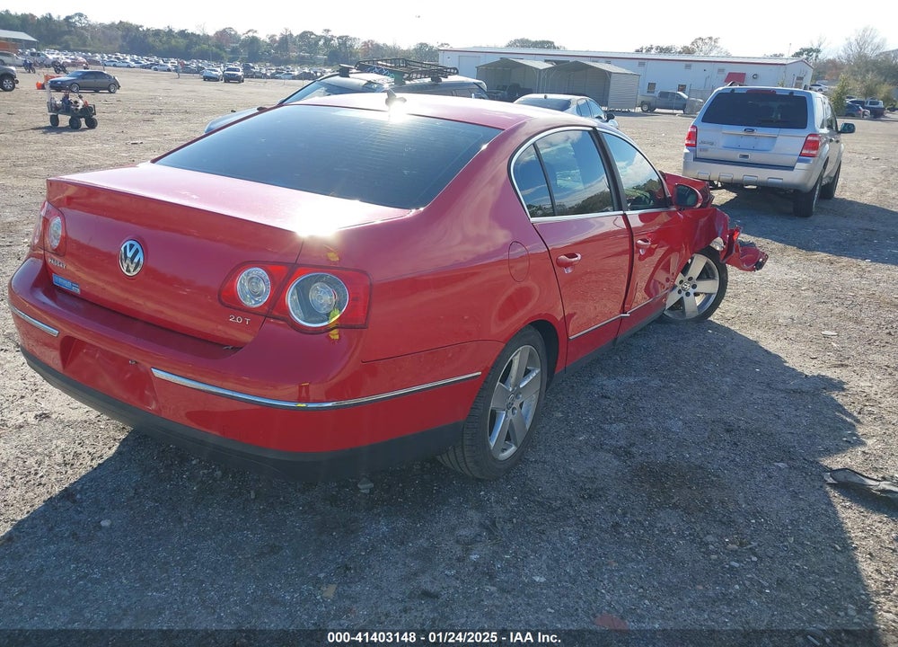 2008 VOLKSWAGEN PASSAT VIN: WVWAK73C18E123334