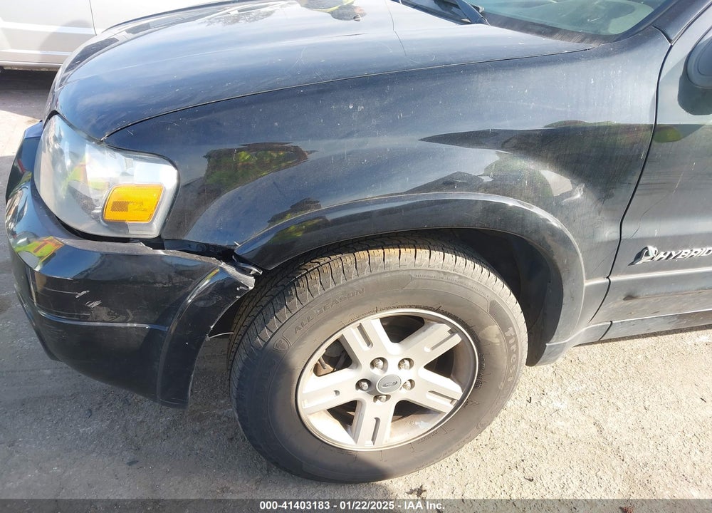 2007 FORD ESCAPE HYBRID VIN: 1FMCU59H77KB97749