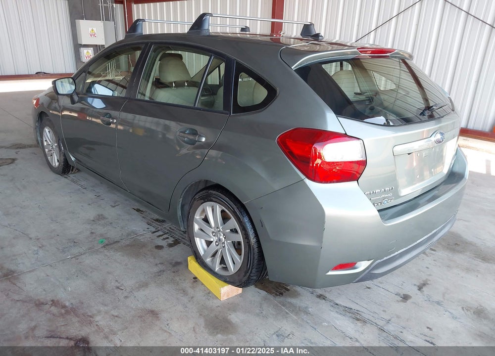2015 SUBARU IMPREZA 2.0I PREMIUM VIN: JF1GPAC66FH327762