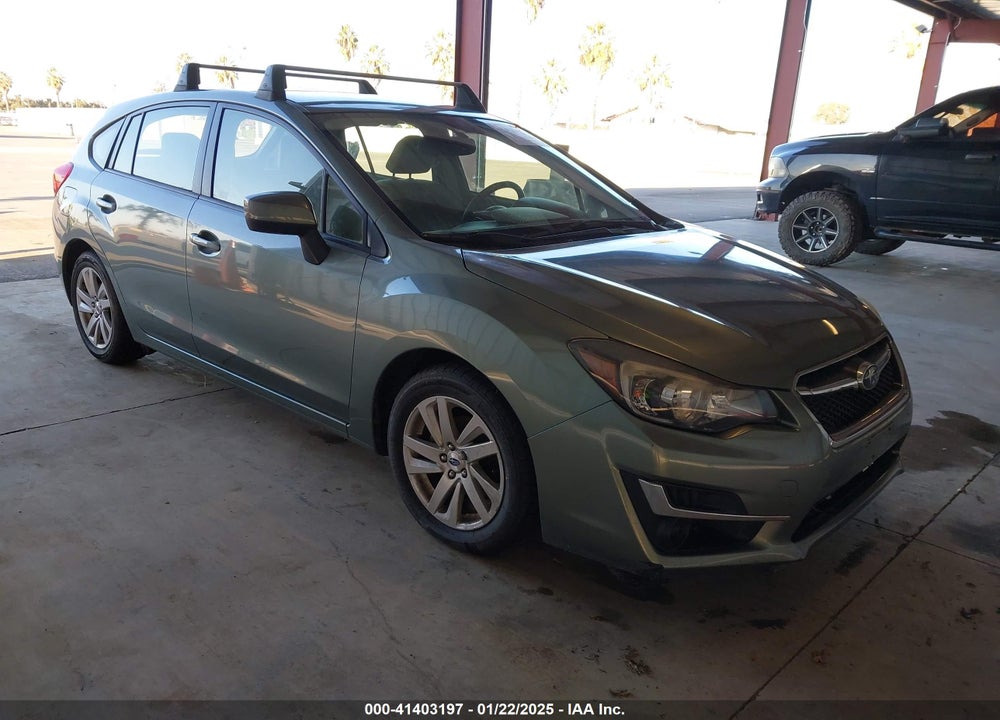 2015 SUBARU IMPREZA 2.0I PREMIUM VIN: JF1GPAC66FH327762