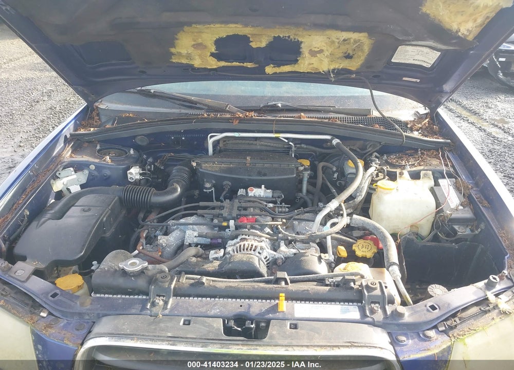 2003 SUBARU FORESTER X VIN: JF1SG63613G758938