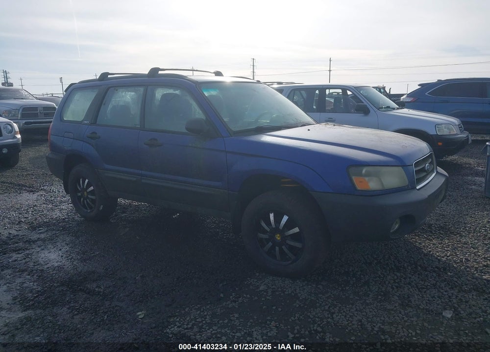 2003 SUBARU FORESTER X VIN: JF1SG63613G758938