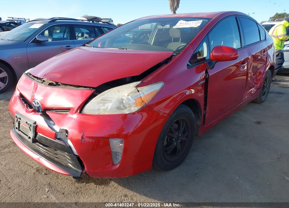 2013 TOYOTA PRIUS TWO VIN: JTDKN3DU5D5652050