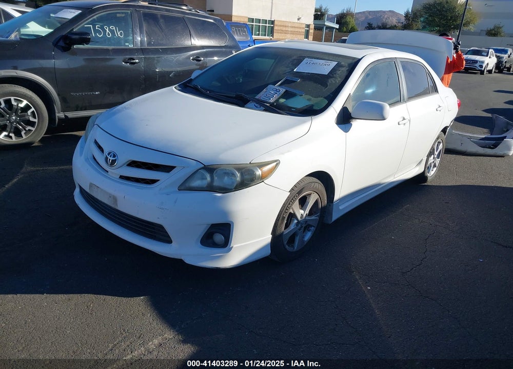 2012 TOYOTA COROLLA S VIN: 2T1BU4EE8CC896230
