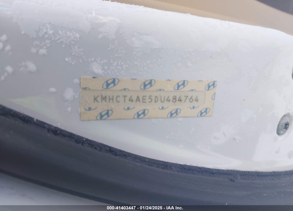 2013 HYUNDAI ACCENT VIN: KMHCT4AE5DU484764