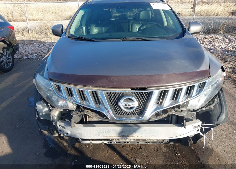 2010 NISSAN MURANO LE VIN: JN8AZ1MW9AW125077